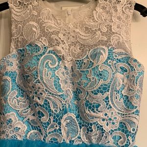 Lovely blue lace dress